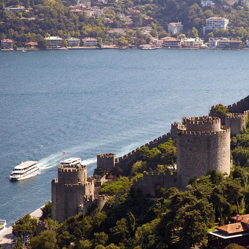 Panorama des Bosporus in Istanbul