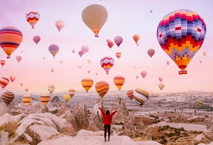 Kappadokien Tour mit Heißluftballon von Antalya